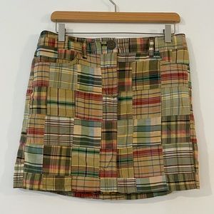 LOFT Multicolor Plaid Skirt size 6